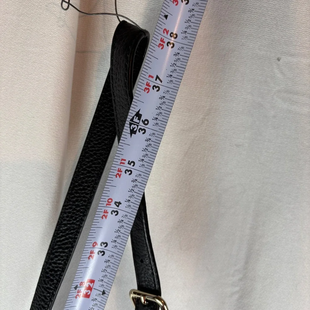 Kate Spade Black White Striped Crossbody Bag Top Handle Purse PXRU4669